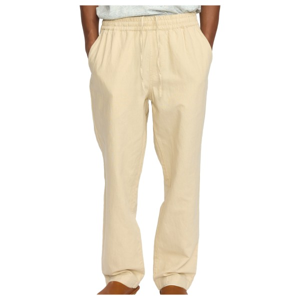 Revolution  Linen Trousers - Vrijetijdsbroek, beige