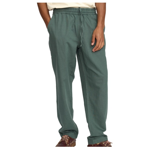 Revolution  Linen Trousers - Vrijetijdsbroek, olijfgroen