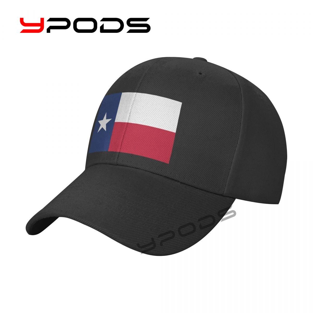 91460000MABYK9JE7A Effen effen kleur baseball caps vlag van Texas State veelkleurige heren dames vizierhoed verstelbare casual sporthoeden One Size