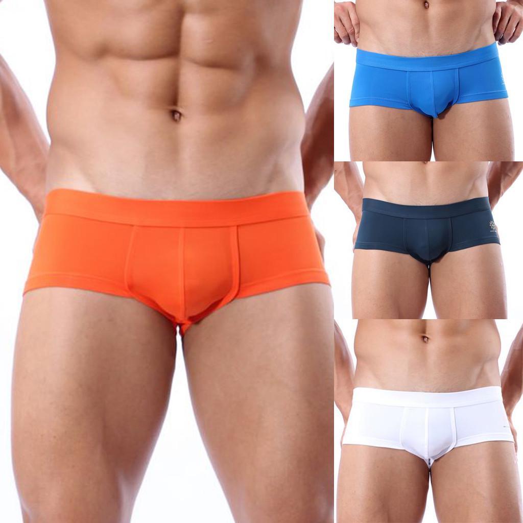 Fash Heren Nieuwe Zomer Kleur Mode Flat-Corner Strand Sport Zwembroek M wit