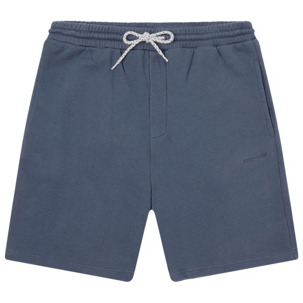 KnowledgeCotton Apparel  Sweat Shorts With Logo Embr. - Short, blauw