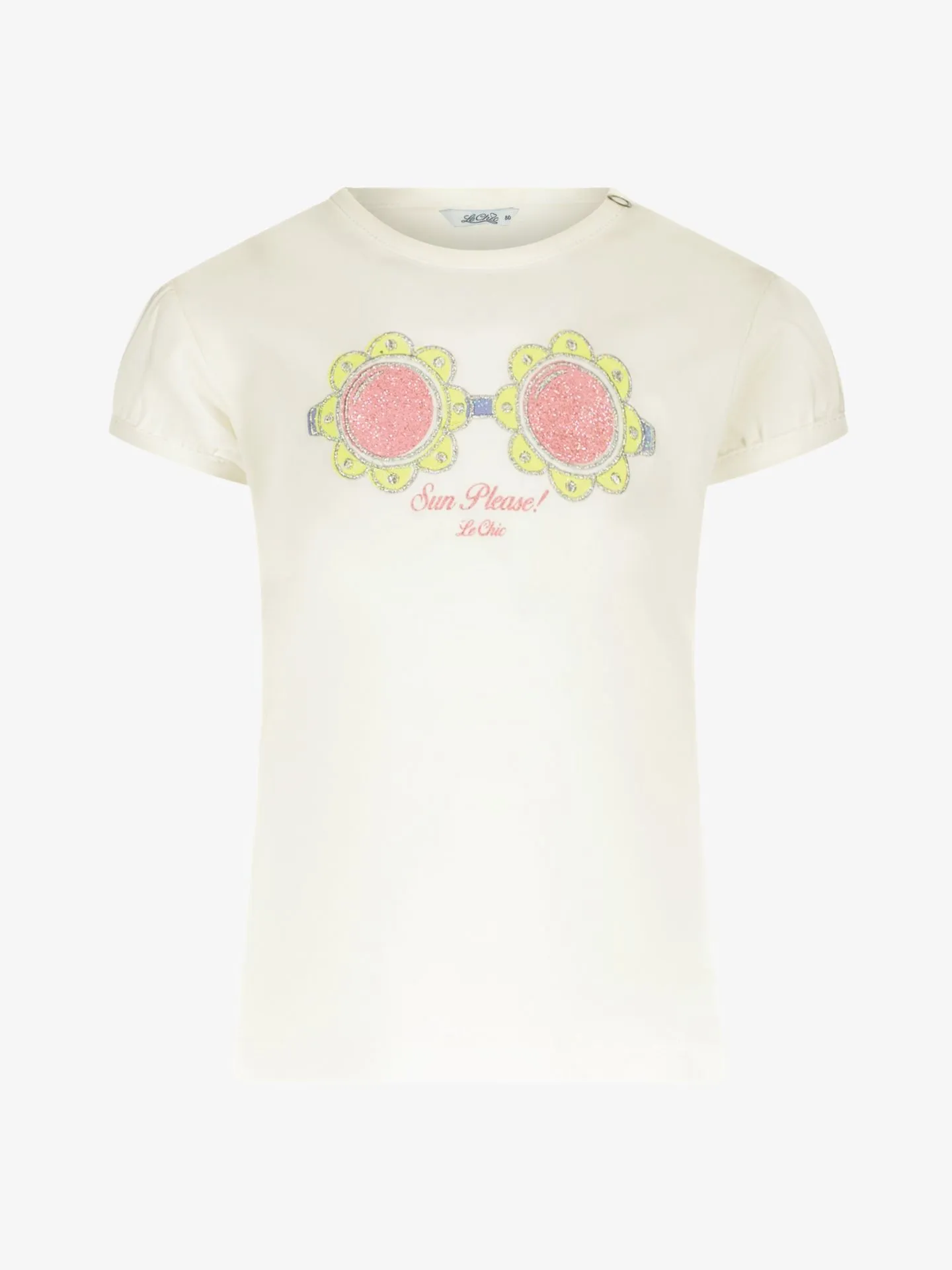 Le Chic Meisjes t-shirt noki sunglasses
