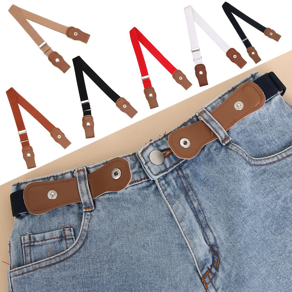 SHjiuyun Adjustable Jeans Pants Stretch Buckle-Free Belt Kids belts Stretch Canvas Waist Belt
