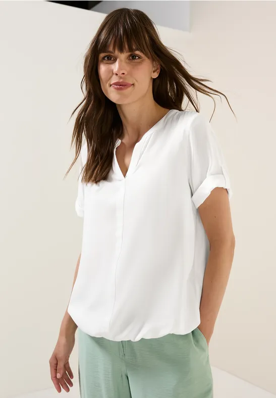 Cecil Blouse van viscose met gespleten hals