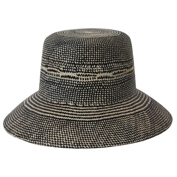 Brixton  Women's Lopez Panama Straw Bucket Hat - Hoed, grijs