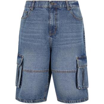 Urban Classics Korte Broek  Bermuda cargo en jean Relaxed