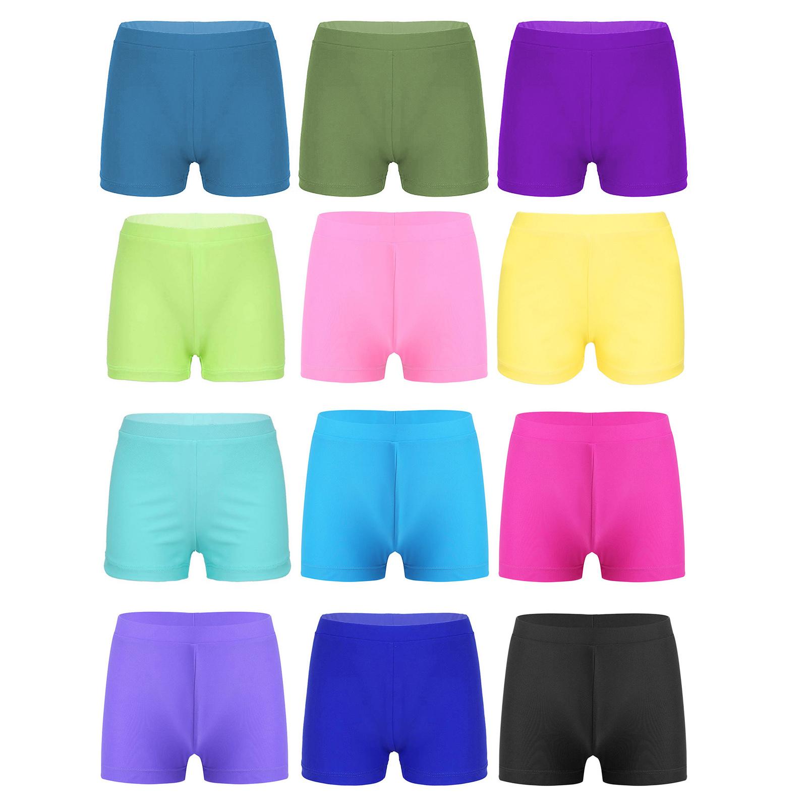 Fldy Kinderen Meisjes Elastische Tailleband Zwemshorts Strand Zwemmen Badpak Zwemkleding 3-4 Years lichtblauwe kleur
