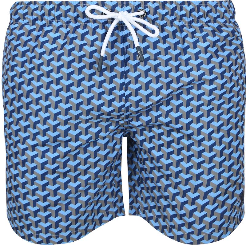 Suitable Zwembroek Print Navy
