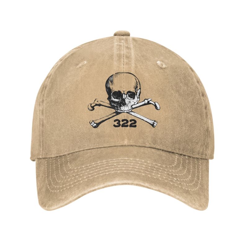 91460000MABYK9JE7A Aangepaste Skull And Bones Baseball Cap Katoen voor Unisex Vrouwen Ademende Dad Hat Outdoor Adult Baseball Cap