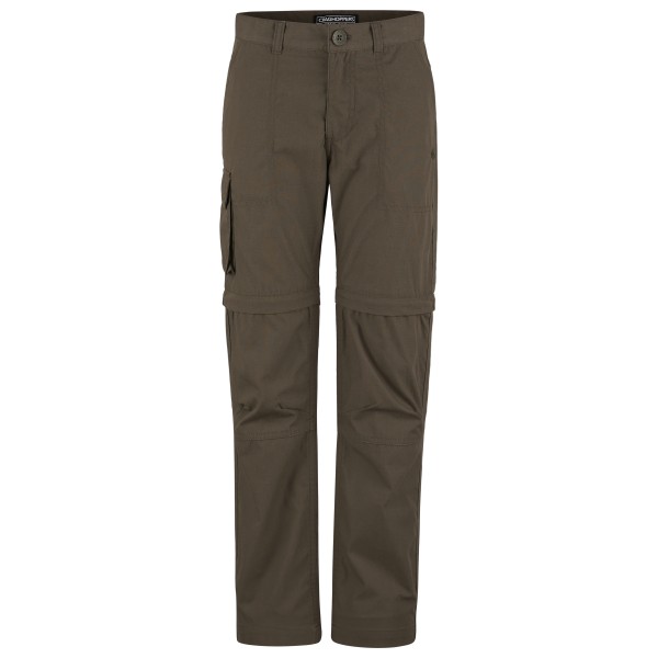 Craghoppers  Kid's Kiwi Cargo II Convertible Trousers - Afritsbroek, bruin