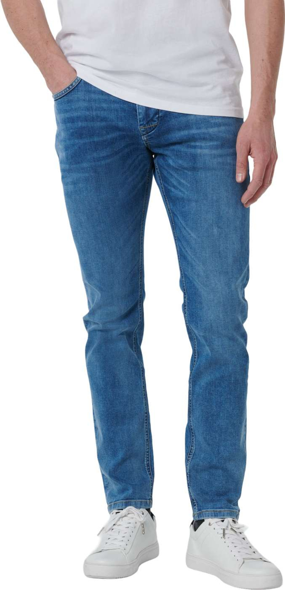 No Excess Denim, tapered 712, stretch denim