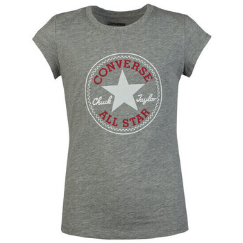 Converse T-shirt Korte Mouw  T-shirt fille Chuck Patch