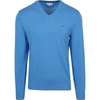 Mcgregor Sweater  Trui V-Hals Sea Blauw