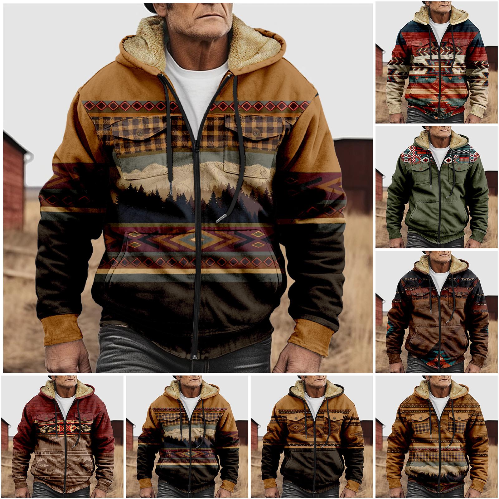 Challenge Heren Winter Rits Capuchon Fleece Sweatshirt Met Opgestikte Zak Casual Jack XXL rood