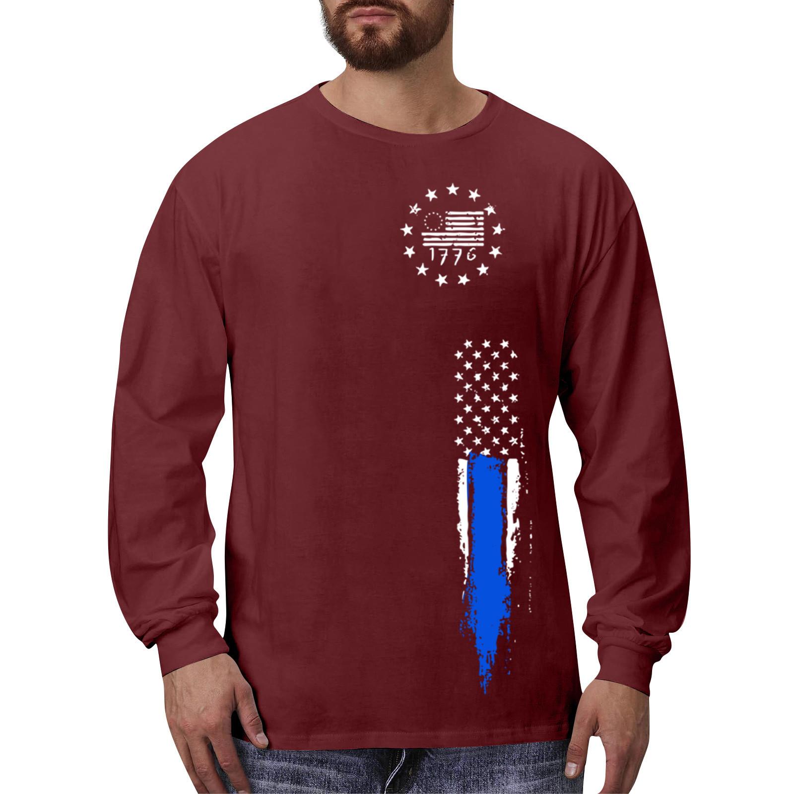 Jiangnan C Lente en herfst herensweatshirt met staande kraag is outdoor casual truien tops XL wijn