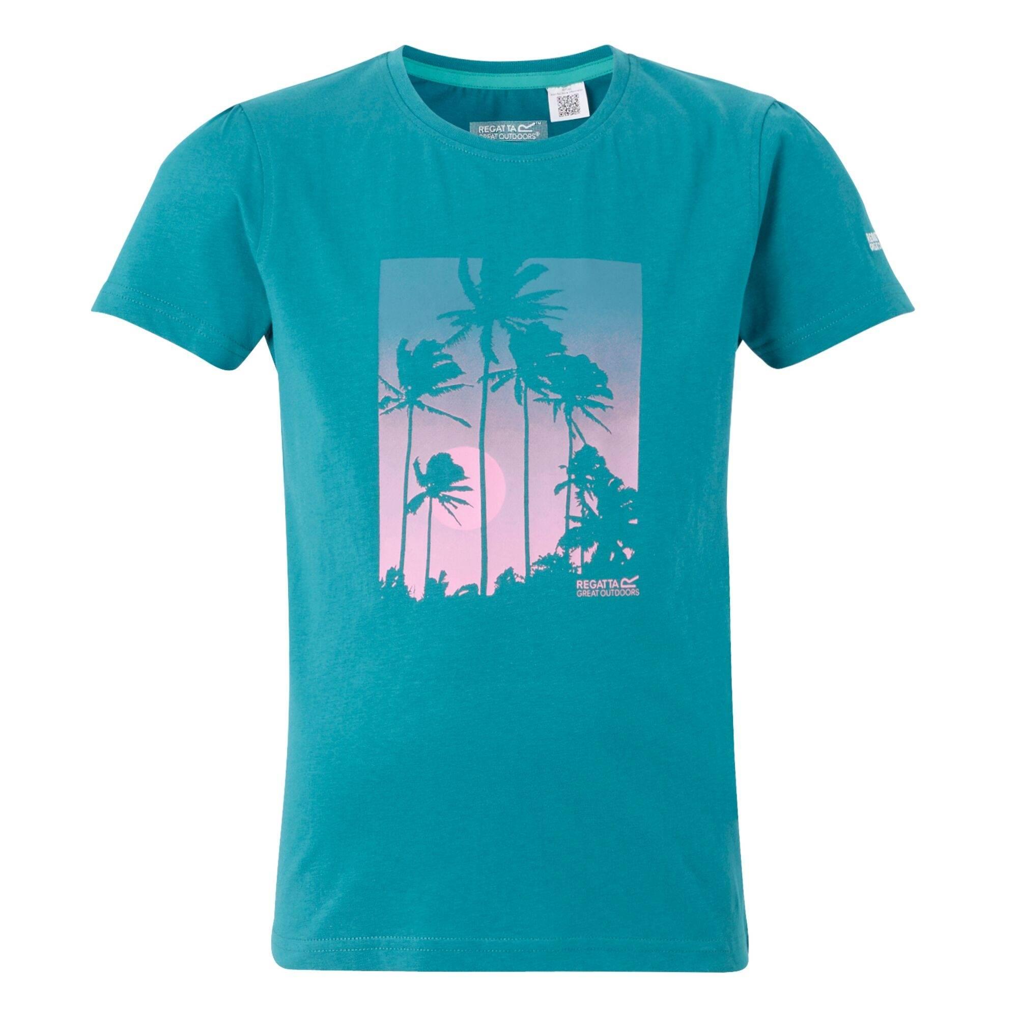 Regatta Kinderen/kinderen bosley viii palmboom t-shirt