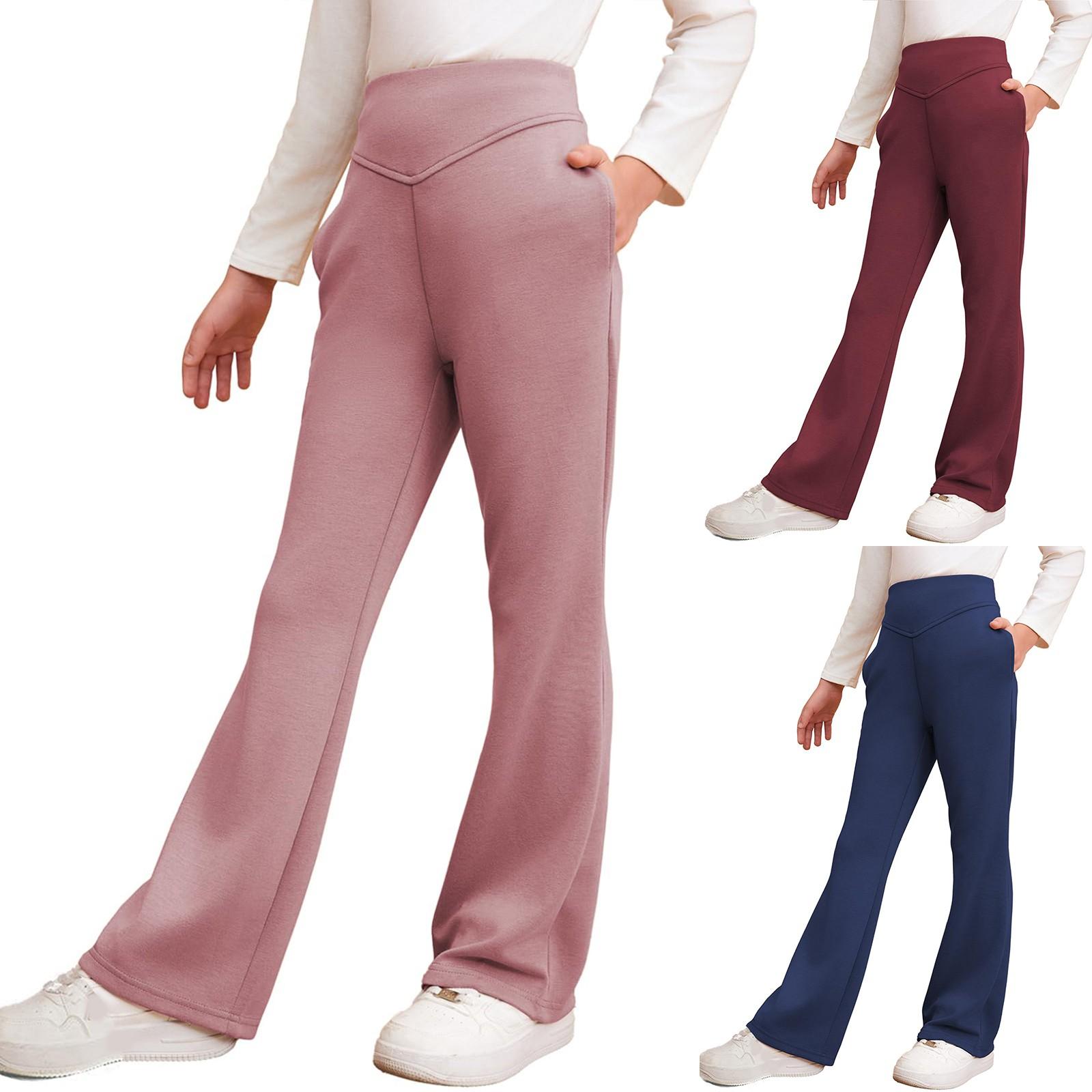 Mianduijifengba Kinderen Leggings Dans Workout Hardlopen Yoga Broek 110 legergroene kleur