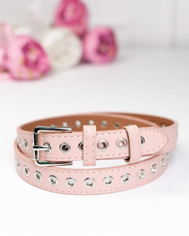Issa Plus Dunne riem met -oogjes Universal lila