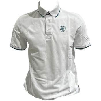 Blauer Polo Shirt Korte Mouw  -