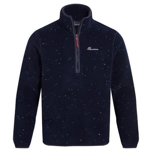 Craghoppers Mens Tatton Flecked Half Zip Fleece Top XS Vloot