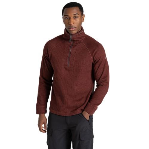 Craghoppers Mens Wole Quarter Zip Fleece Top S