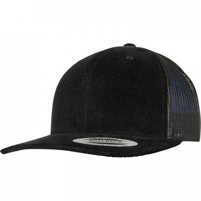 Flexfit by Yupoong Corduroy Retro Trucker Cap One Size zwart