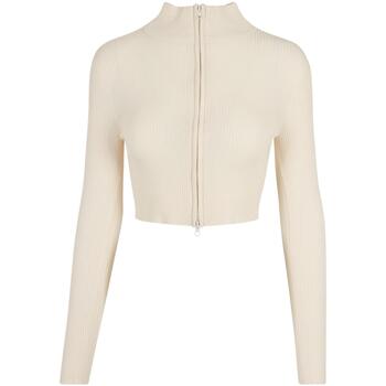 Urban Classics Vest  Cardigan zippé court en tricot côtelé femme GT
