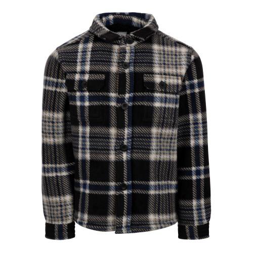 Trespass Boys Checkley Microfleece Shirt 2-3 Years zwart