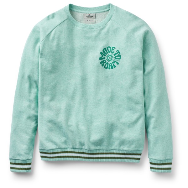 Passenger  Women's Fade Organic Cotton Sweatshirt - Longsleeve, groen/turkoois