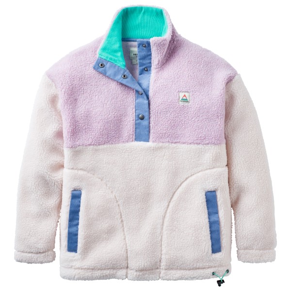 Passenger  Women's Create Recycled Deep-Pile Sherpa Fleece - Fleecetrui, grijs