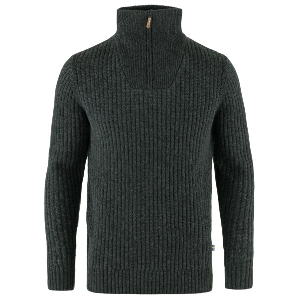 Fjällräven  Övik Half Zip Knit - Trui, zwart