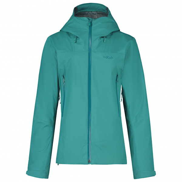 Rab  Women's Arc Eco Jacket - Regenjas, turkoois