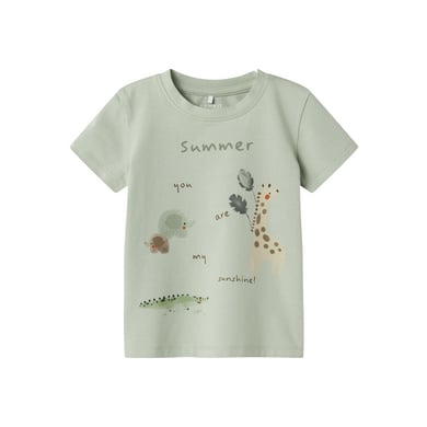 Name it T-shirt Nbmjelly Aqua Grijs