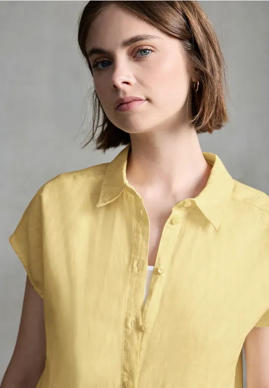 Street One Studio Linnen mix overhemd blouse