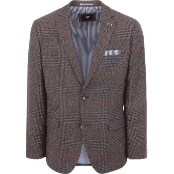 Suitable Blazer  Colbert Heleen Ruit Bruin