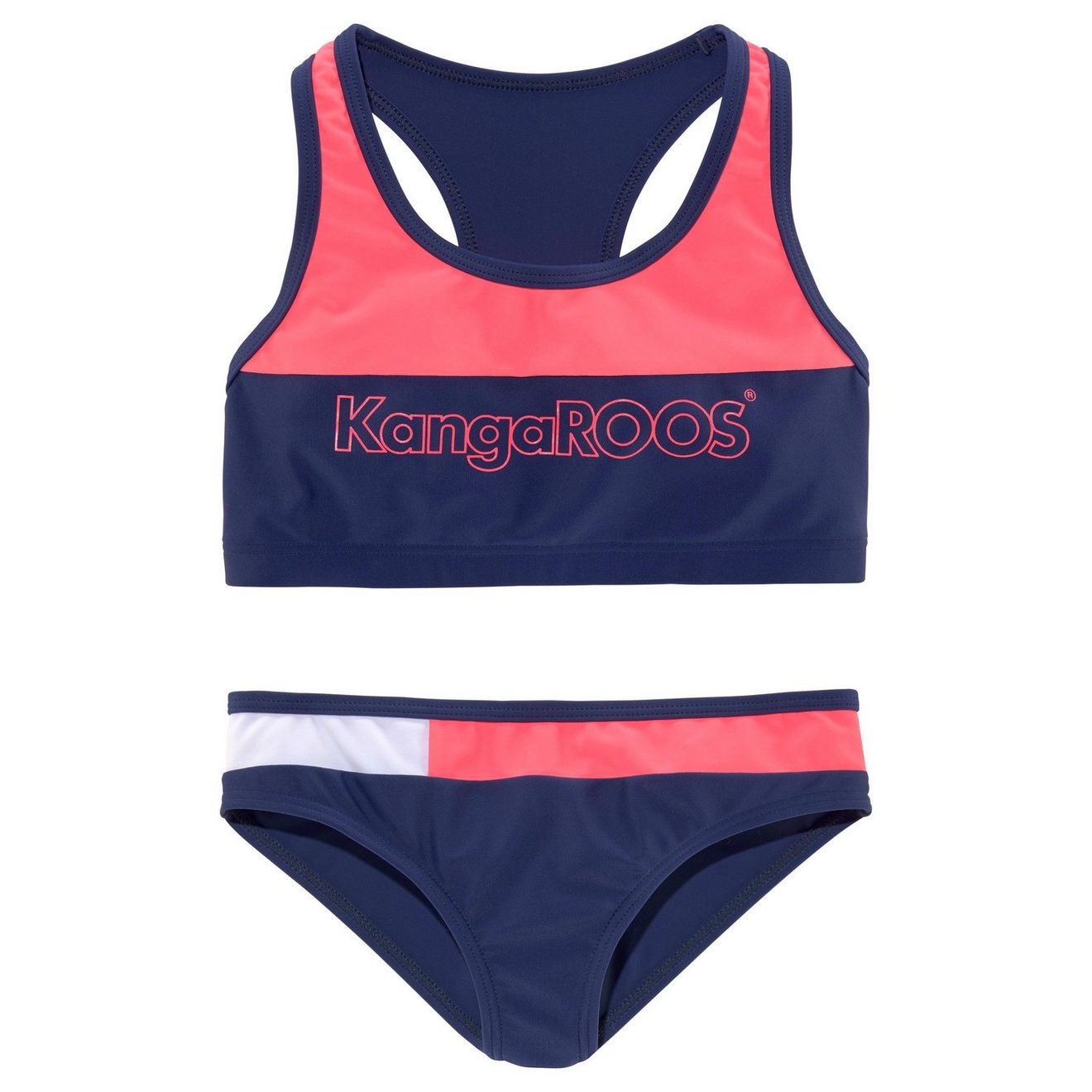 KangaROOS Bustierbikini Energy Kids in colourblocking-design (1 stuk)