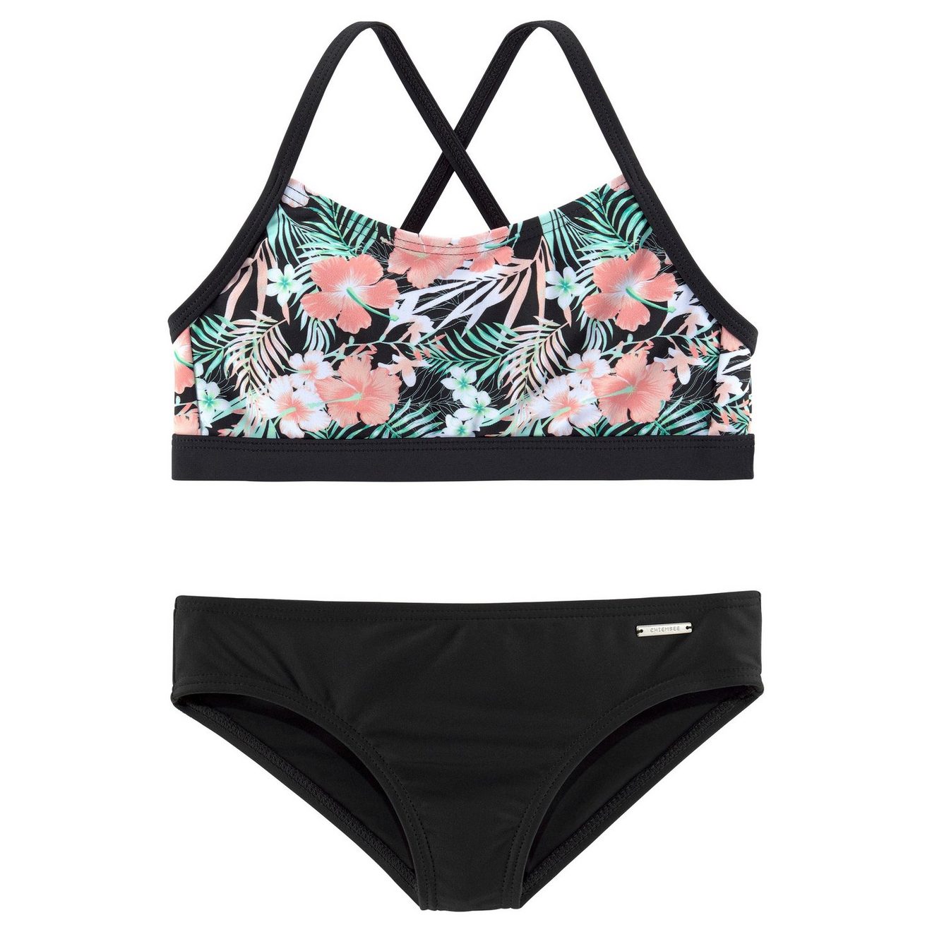 Chiemsee Bustierbikini in tropische print