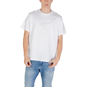 Calvin Klein Jeans Polo Shirt Lange Mouw  SS 20s CK DEBOSS MON LV04RC824G
