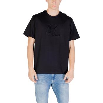 Calvin Klein Jeans Polo Shirt Lange Mouw  SS 20s CK DEBOSS MON LV04RC824G