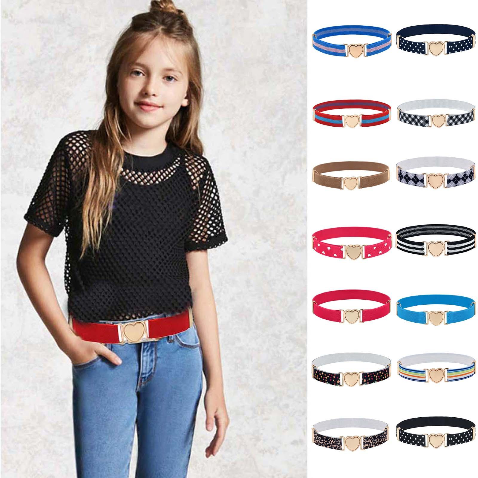 Long nose Kinderriem, meisjesdecoratie, rok, elastiek, heren en dames, verstelbare elastische vrijetijdsriem voor jongeren One Size