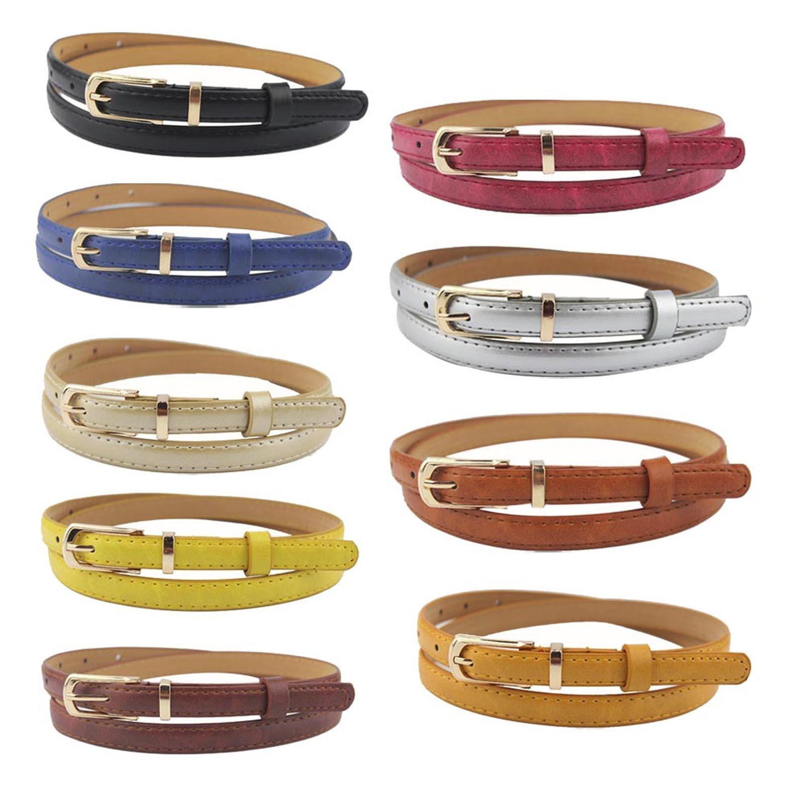 Long nose Elegante mode damesriem snoepkleur lederen tailleband jurkaccessoires bruin