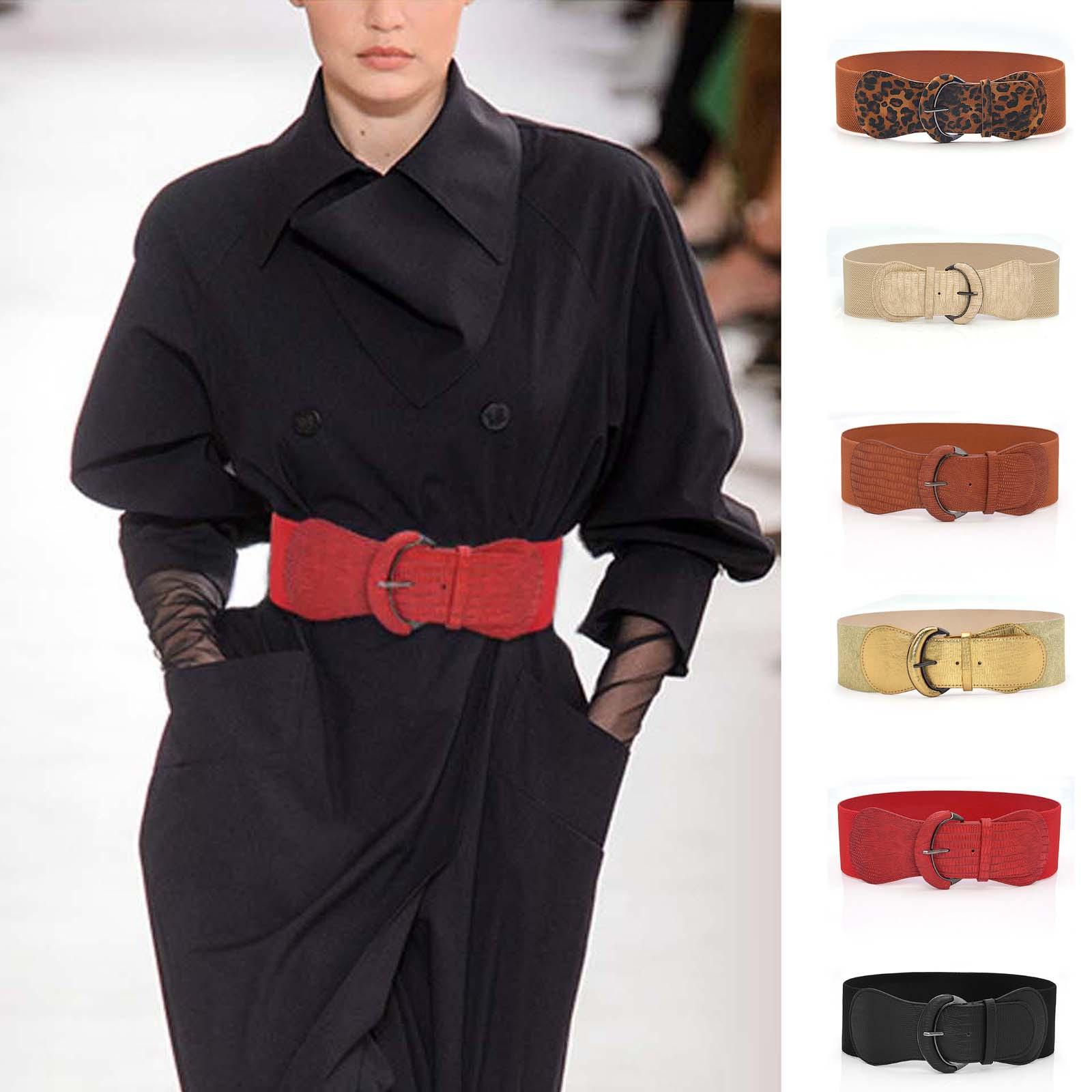 Long nose Verstelbare slanke elastische riem Luie riem Elastische riem Traceless Jeansriem Dames One Size zwart