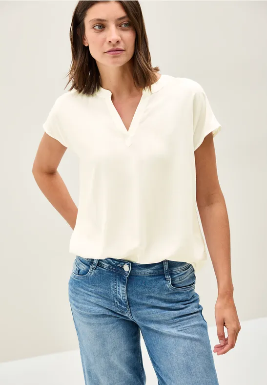 Cecil Blouseshirt in effen kleur