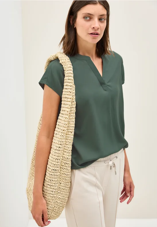 Cecil Blouseshirt in effen kleur