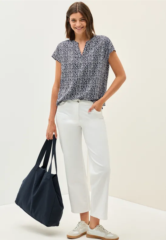 Cecil Gedessineerde blouse
