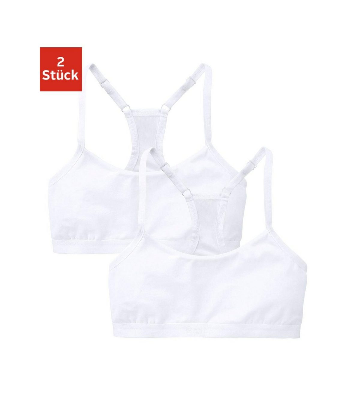 Bench. Bustier Meisjes - met sportieve racerback en verstelbare bandjes (set)