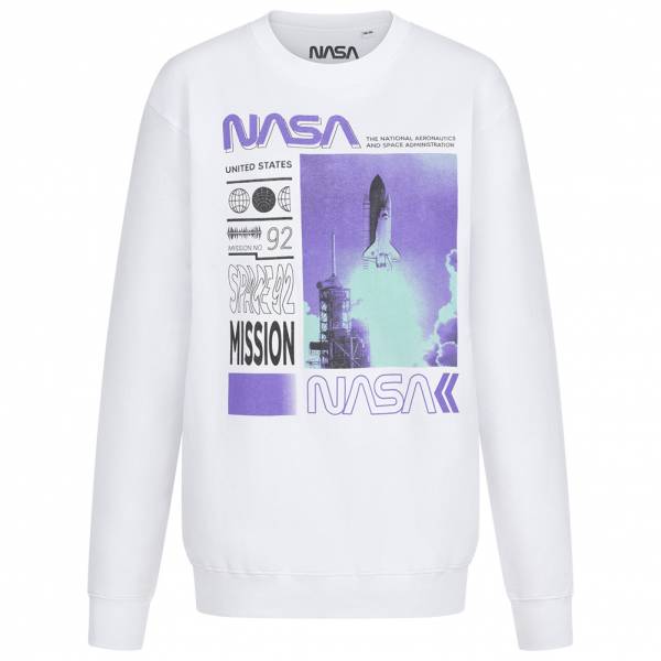 NASA Mission Crew Dames Sweatshirt AILCS038WHT