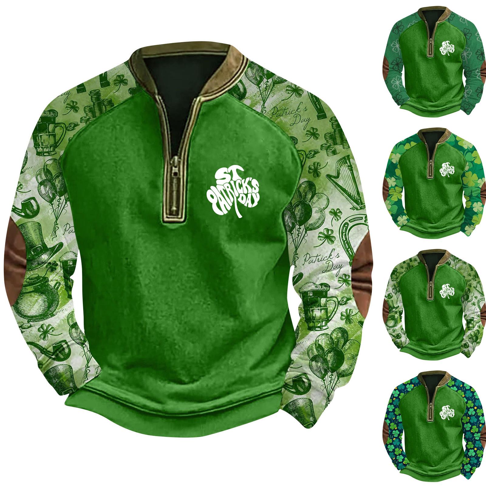 Master key Heren Retro Casual Gradient Bedrukt Sweatshirt M