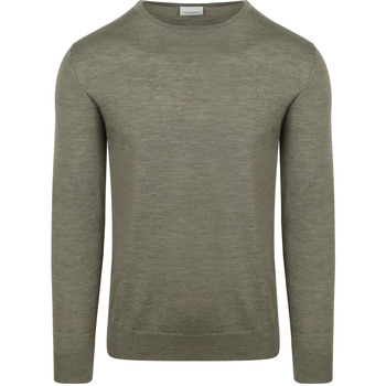 Profuomo Sweater  Pullover Merinowol Groen