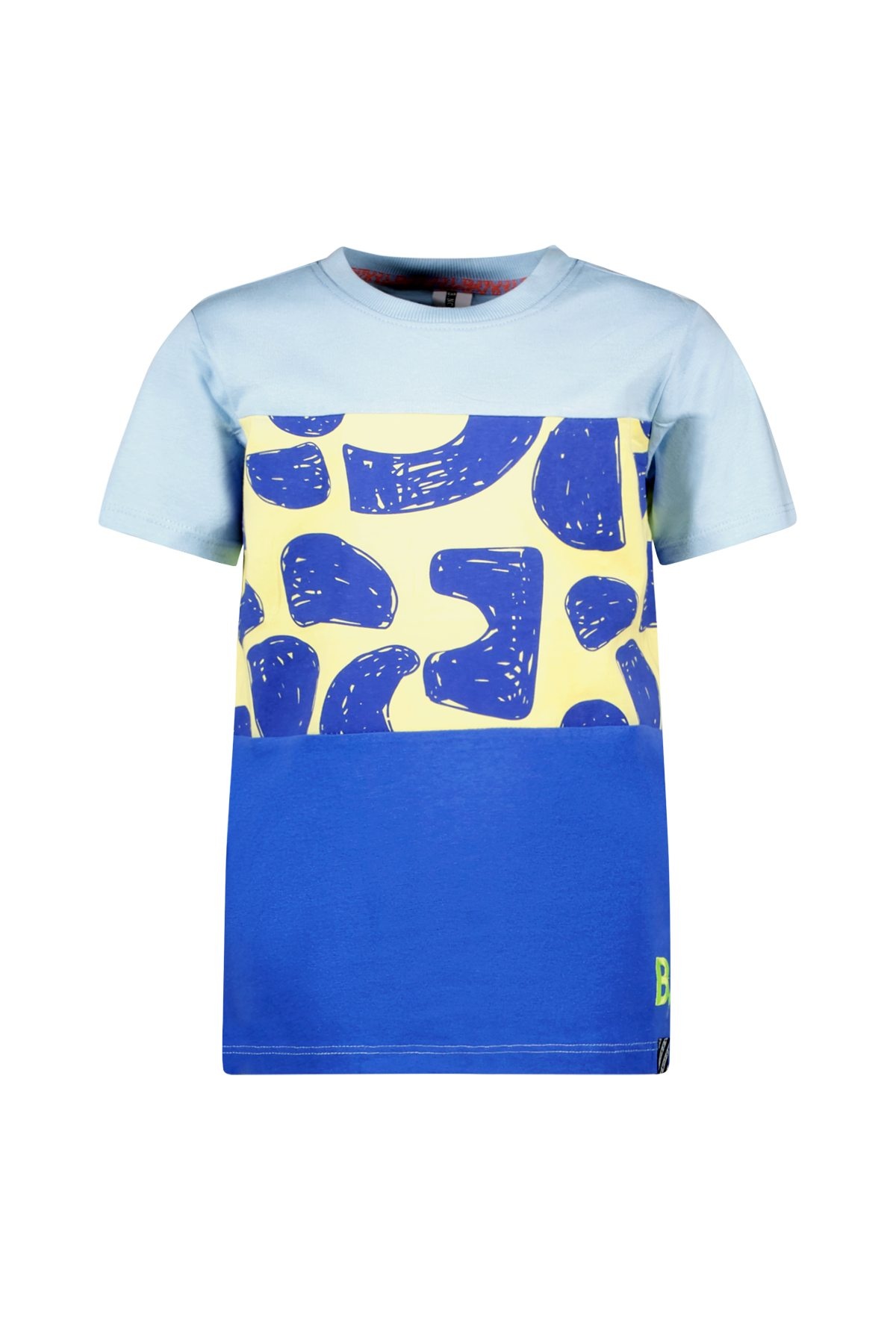 B.Nosy zomer t-shirt jongens - blauw AOP - Tyler